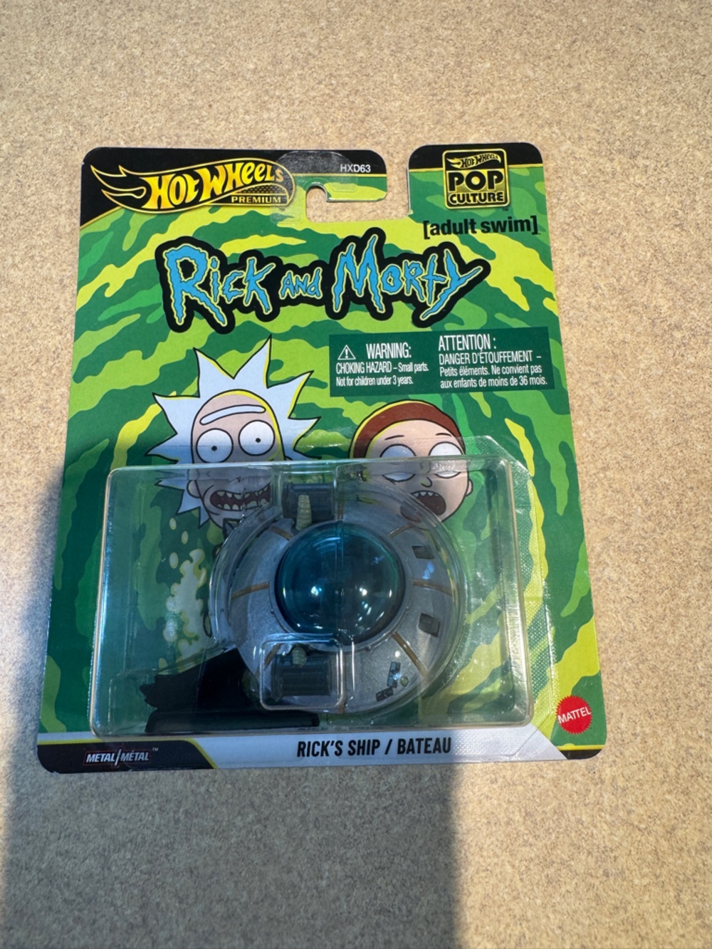 Hot Wheels Premium Pop Culture die-cast vehicle 'Rick's Ship' Rick and Morty